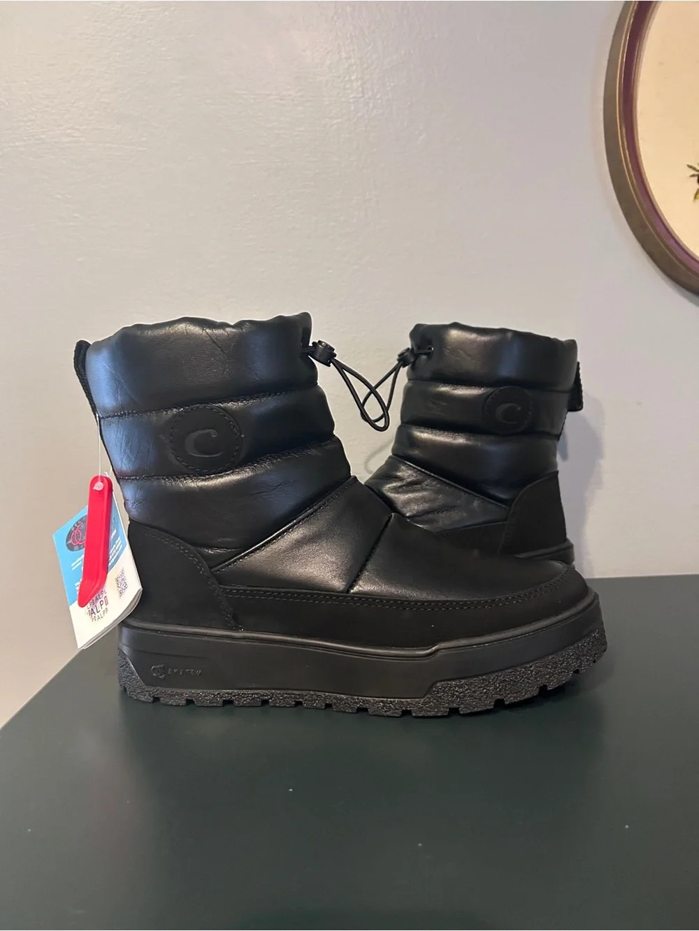 La Canniedienne Eric Puffer Boots Black Size 38
